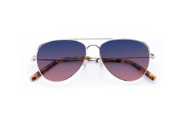 Lennox Chrome Gold Lenses Twilight Fade £85