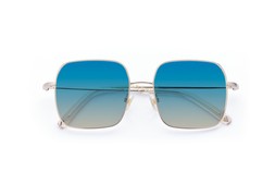 Rae Ii Brushed Gold Lenses Ocean Glow £85