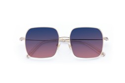 Rae Ii Brushed Gold Lenses Twilight Fade £85