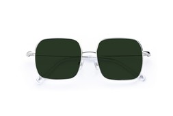Rae Ii Chrome Silver Lenses Green £85