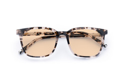 Stewart Vanilla Tortoise Lenses Tangerine £85