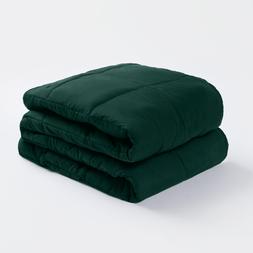 OHS Supersoft Weighted Blanket - Forest Green-125 x 180cm - 6kg-£21
