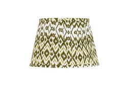 Medium pleated empire shade green