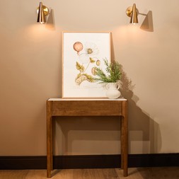 Delphi Petite Console Table | White