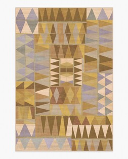 Ruggable Jungalow Collection Cadra Ochre 185 x 275cm Flatwoven £429, Tufted £599