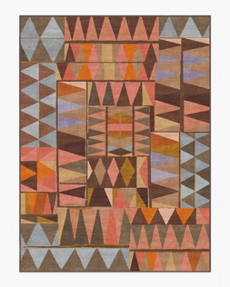 Ruggable - Jungalow Collection - Cadra Warm Brown - 275 x 365 cm - Flatwoven £799, Tufted £1,049 (Aerial)- EMBARGOED UNTIL 2ND JULY 2026