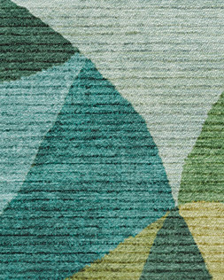 Ruggable - Jungalow Collection - Kayla Teal Green - 150 x 215 cm - Flatwoven £349, Tufted £479 (Detail)