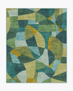 Ruggable Jungalow Collection Kayla Teal Green 245 x 305cm Flatwoven £599, Tufted £849
