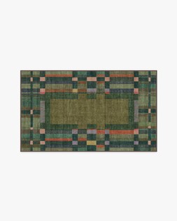 Ruggable Jungalow Collection Lad Olive 90 x 150cm Flatwoven £179, Tufted £239