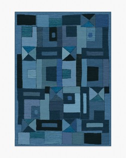 Ruggable Jungalow Collection Modra Indigo 150 x 215cm Flatwoven £349, Tufted £479