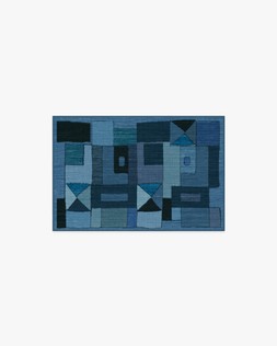 Ruggable Jungalow Collection Modra Indigo 60 x 90cm Flatwoven £99, Tufted £119