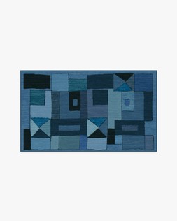 Ruggable Jungalow Collection Modra Indigo 90 x 150cm Flatwoven £179, Tufted £239