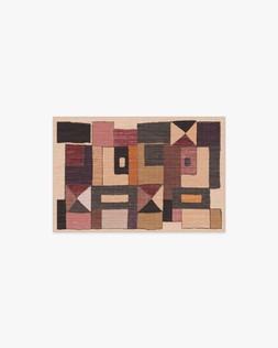 Ruggable Jungalow Collection Modra Warm Brown 60 x 90cm Flatwoven £99, Tufted £119