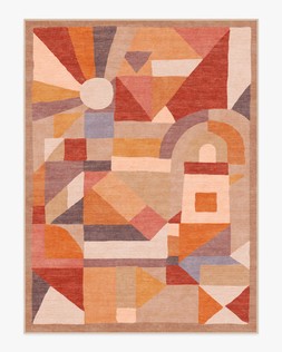 Ruggable Jungalow Collection Orilla Sunset 275 x 365cm Flatwoven £799, Tufted £1,049