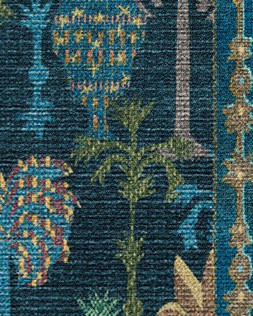 Ruggable Jungalow Collection Palmistry Midnight 150 x 215cm Flatwoven £349, Tufted £479 (Detail)