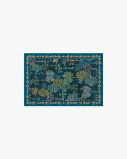 Ruggable Jungalow Collection Palmistry Midnight 60 x 90cm Flatwoven £99, Tufted £119