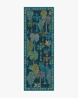 Ruggable Jungalow Collection Palmistry Midnight 75 x 215cm Flatwoven £159, Tufted £189