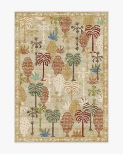 Ruggable - Jungalow Collection - Palmistry Natural - 150 x 215 cm - Flatwoven £349, Tufted £479 (Aerial)