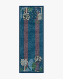 Ruggable Jungalow Collection Palmistry Pinstripe Blue 75 x 215cm Flatwoven £159, Tufted £189