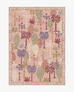 Ruggable Jungalow Collection Palmistry Soft Pink 150 x 215cm Flatwoven £349, Tufted £479