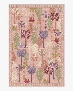 Ruggable Jungalow Collection Palmistry Soft Pink 185 x 275cm Flatwoven £429, Tufted £599