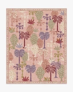 Ruggable Jungalow Collection Palmistry Soft Pink 245 x 305cm Flatwoven £599, Tufted £849