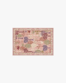 Ruggable Jungalow Collection Palmistry Soft Pink 60 x 90cm Flatwoven £99, Tufted £119