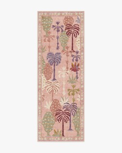Ruggable Jungalow Collection Palmistry Soft Pink 75 x 215cm Flatwoven £159, Tufted £189