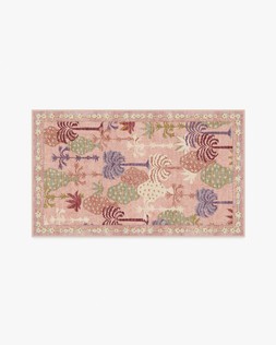Ruggable Jungalow Collection Palmistry Soft Pink 90 x 150cm Flatwoven £179, Tufted £239