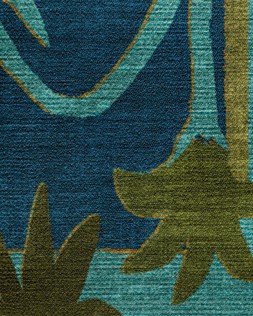 Ruggable Jungalow Collection Sabal Blue Teal 150 x 215cm Flatwoven £349, Tufted £479 (Detail)