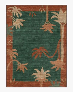 Ruggable Jungalow Collection Sabal Olive Amber 275 x 365cm Flatwoven £799, Tufted £1,049