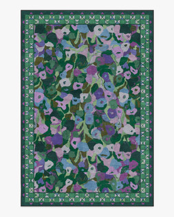 Ruggable Jungalow Collection Vera Green Plum 185 x 275cm Flatwoven £429, Tufted £599