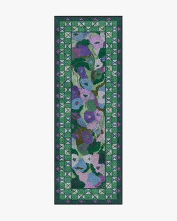 Ruggable - Jungalow Collection - Vera Green Plum - 75 x 215 cm - Flatwoven £159, Tufted £189 (Aerial)