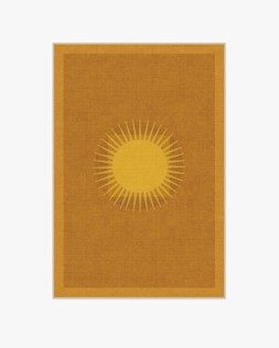 Matthew Williamson Helios Gold Rug 120x185 Flatwoven. - £249.00