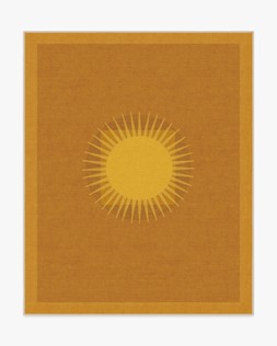 Matthew Williamson Helios Gold Rug 200x290 Flatwoven - £479.00