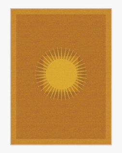 Matthew Williamson Helios Gold Rug 245x305 Flatwoven - £589.00
