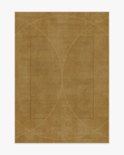 Architectural Digest Ayla Gold Rug Flatwoven 200X290 £479