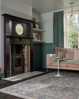Hendesi Heriz Abalone Rug