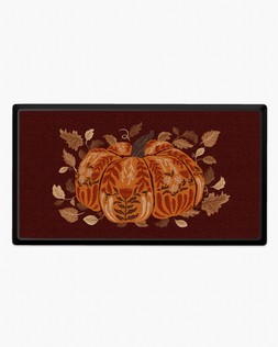 Harvest Pumpkin Doormat