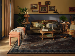 Pennywood Brown & Blue Rug