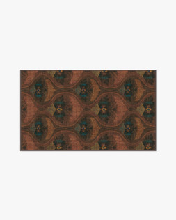 Matthew Williamson Pluma Rosewood Rug 90x150 Flatwoven - £169.00