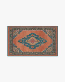 Matthew Williamson Sunset Bazaar Tropic Coral Rug 90x150 flatwoven - £169.00