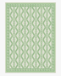 Mrs. Alice Ava Ikat Green Rug