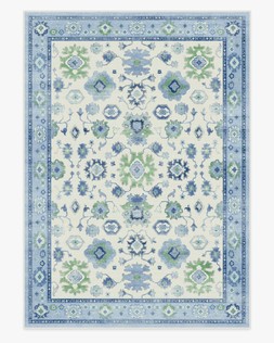 Mrs. Alice Serena Blue Tufted Rug