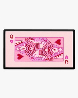 Queen of Hearts Doormat