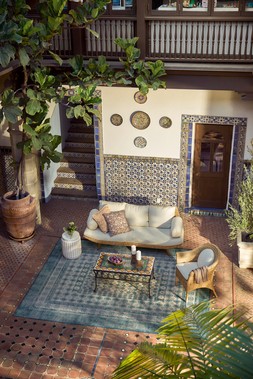 Cyrus Ocean and Ivory Rug