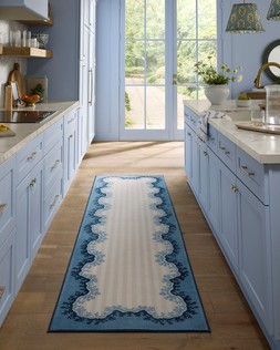 Sanderson Oxbow Indigo Tufted Rug