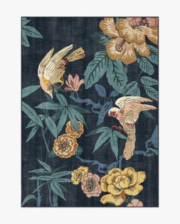 Sanderson Bamboo & Bird Indigo Rug 245 x 305 £619