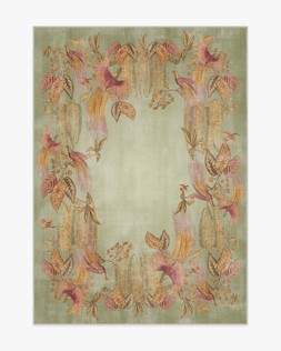Sanderson Bird of Paradise Silver Fern Rug 245 x 305 £619