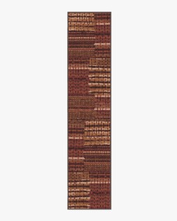 Solene Amber Red Rug 75x365 £229